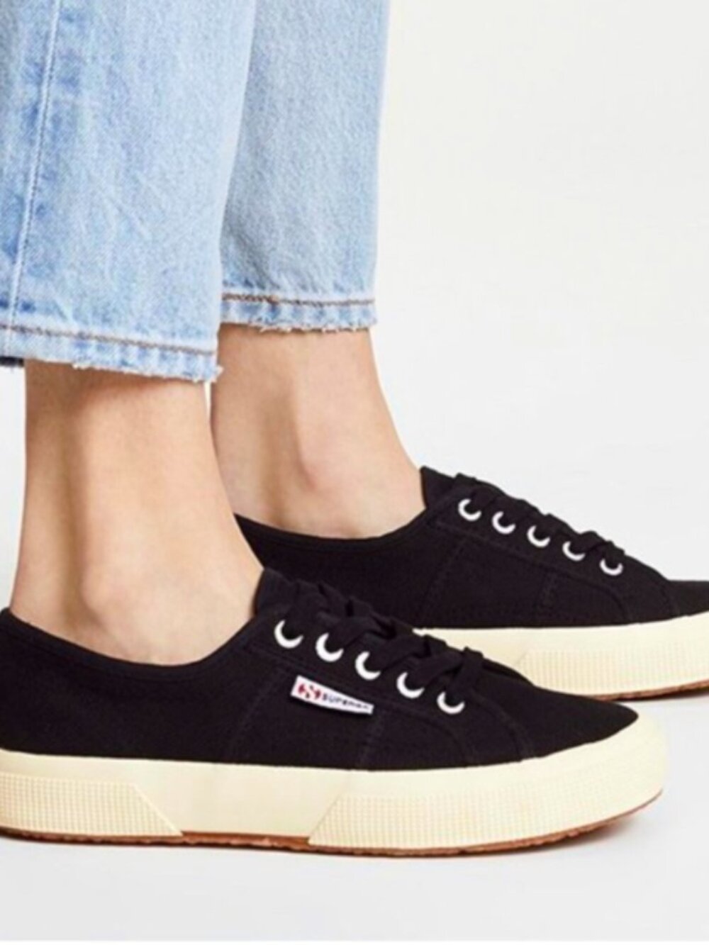NWT Superga 2750 Cotu Classic Tennis Shoe Sneaker, Black - US M 9 / W 10.5